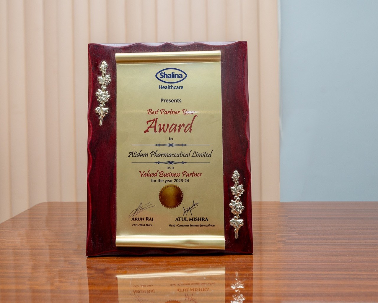 SHALINA HEALTHCARE VALUED BUSINESS PARTNER
